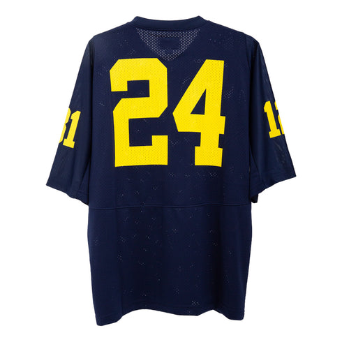 Thisisneverthat Mesh Football Jersey Navy TN241WTOSP01 Degli Uberti